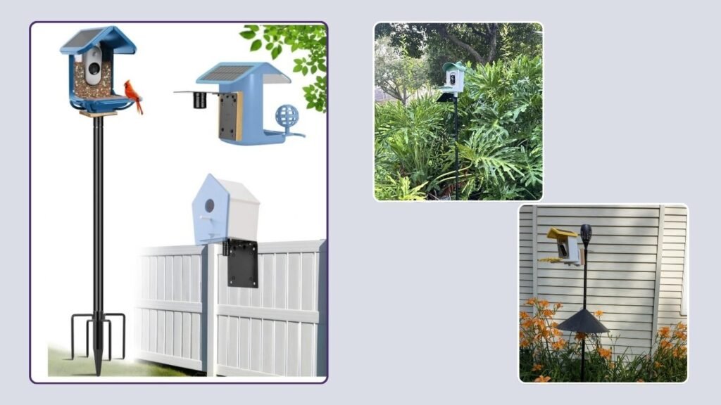  XDW GIFTS Bird House Pole for Birdhouses
