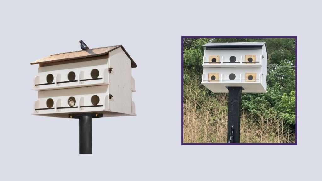 Kingsyard Recycled Plastic Purple Martin House