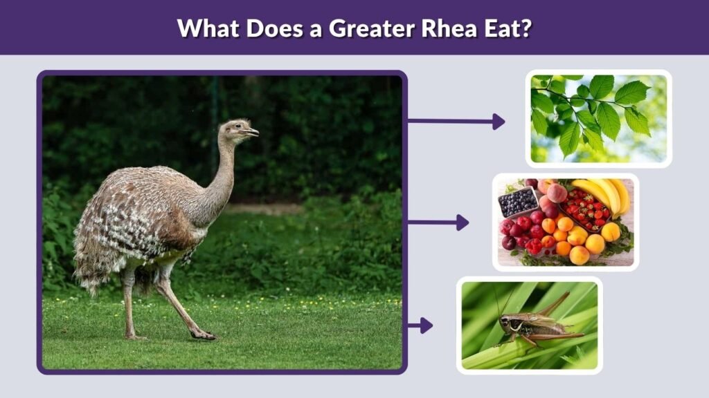 What Does a Greater Rhea Eat?