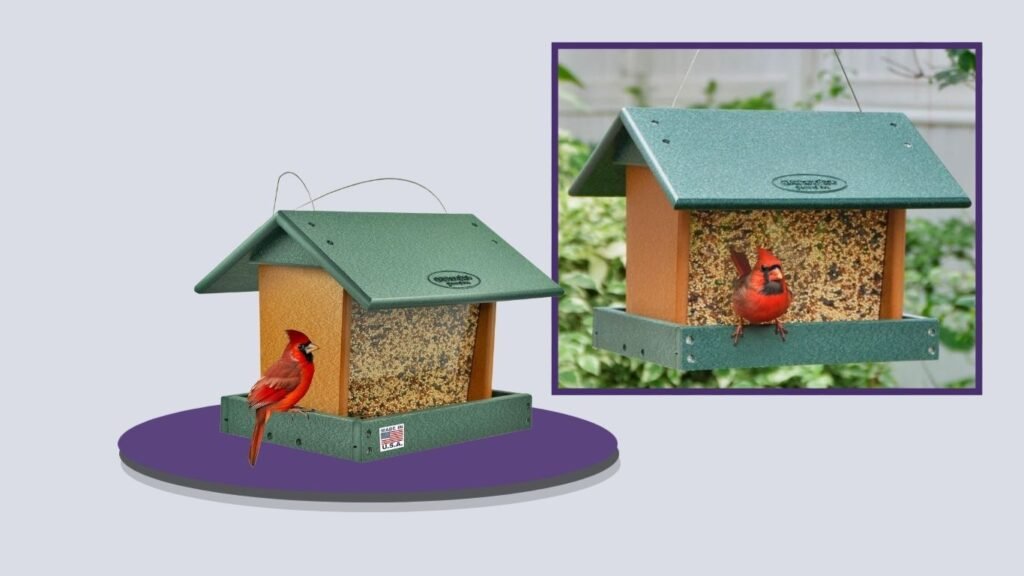 DutchCrafters Hanging Hopper Bird Feeder