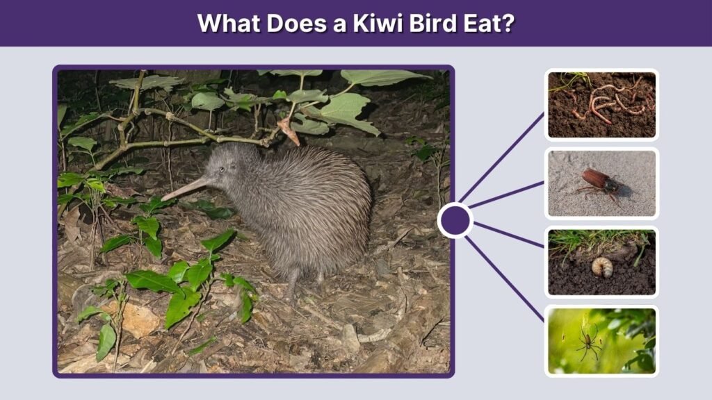 What Does a Kiwi Bird Eat?