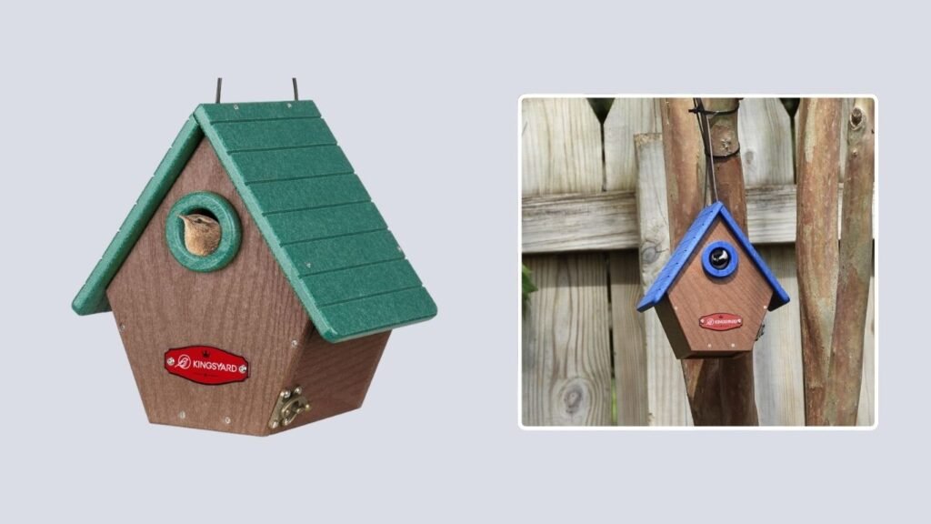 Kingsyard Recycled Poly Lumber Hanging Bird House