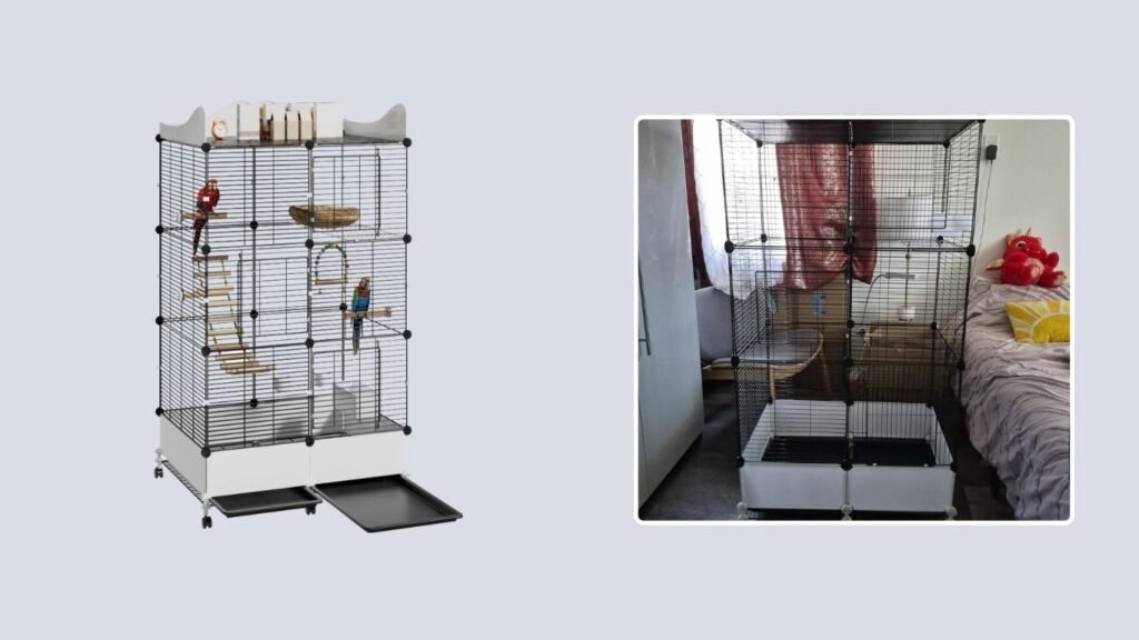 SNAAT 57-Inch Encrypted Large Bird Cage