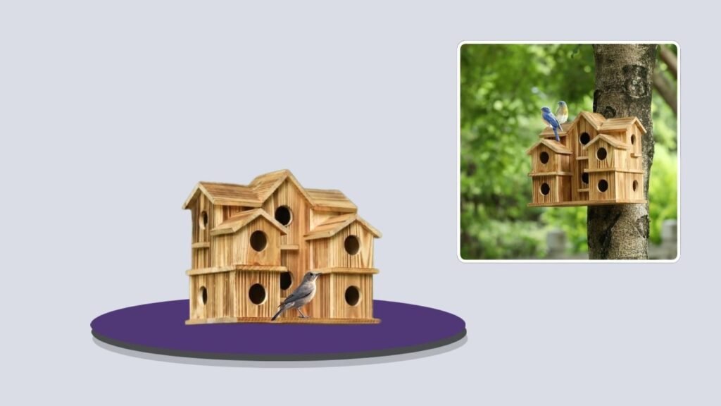 YYYUAN 10-Hole Large Bird House