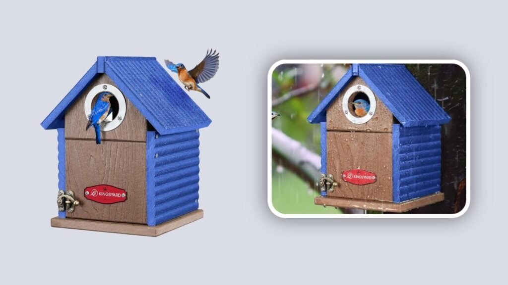 Kingsyard Recycled Poly Lumber Bluebird House