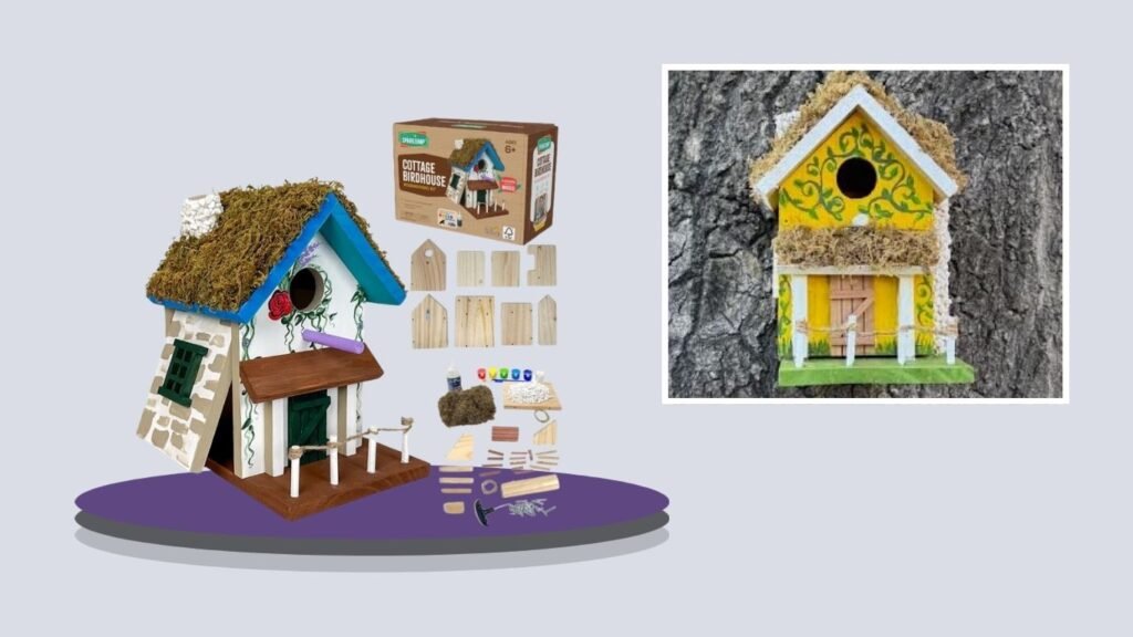 SparkJump Cottage Birdhouse Kit