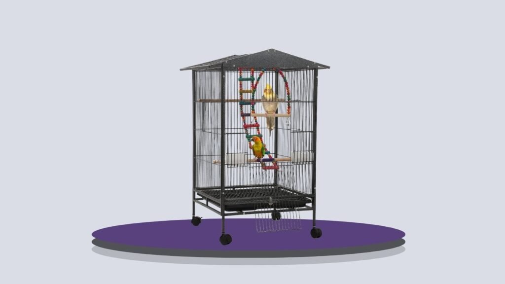 Sinopet Large Parakeet Cage with Night Cover