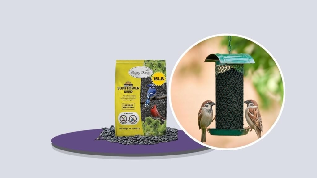 Happy Wings No Grow Black Oil Sunflower Seed