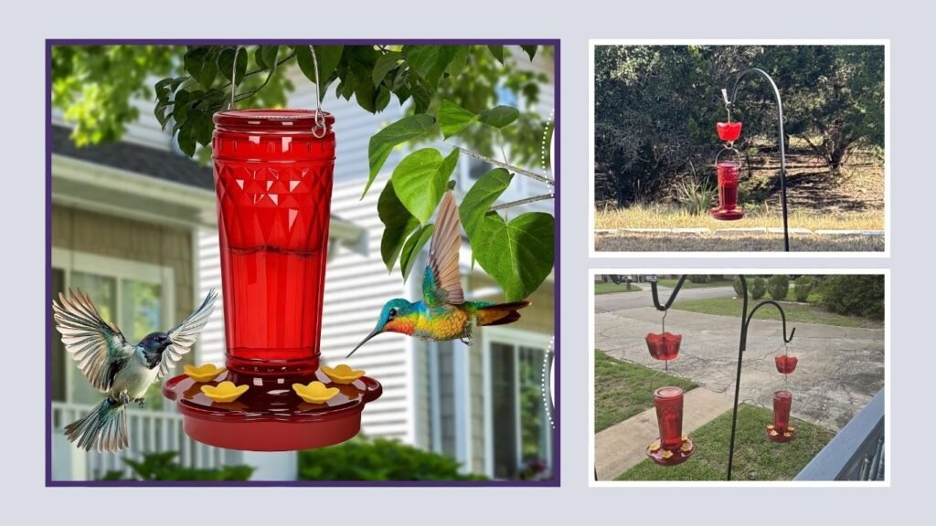  Zamelane Hummingbird Feeders – 2 Pack