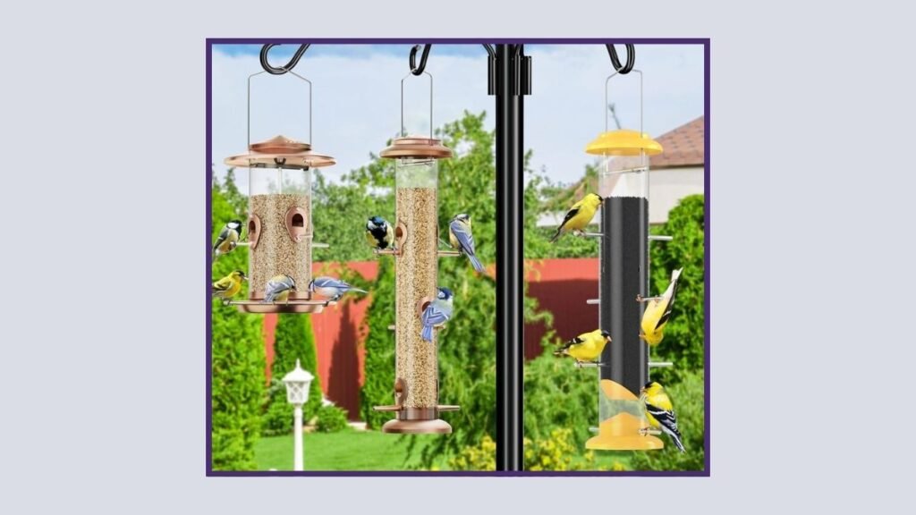 iBorn Thistle Finch Feeder for Outdoor Hanging