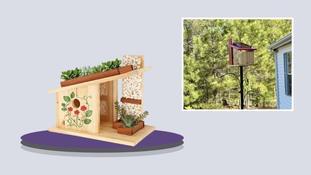Modern DIY Birdhouse Woodworking Kit