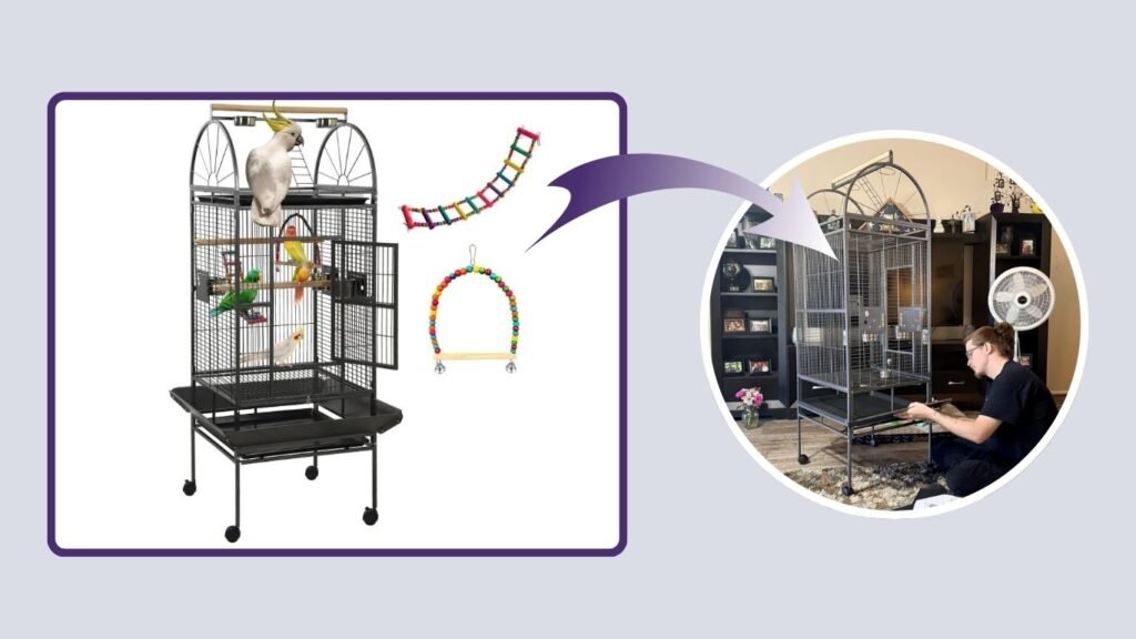 Sinopet 69-Inch Large Bird Cage for Parrots
