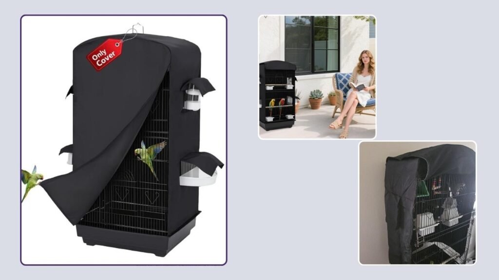 Bird Cage Night Cover with 4 Access Windows