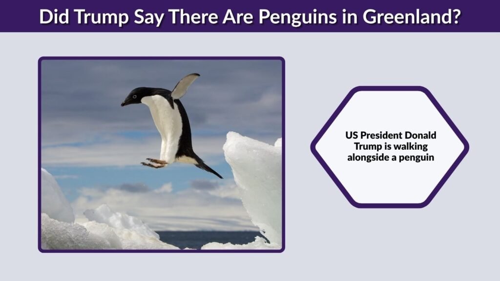 Did Trump Say There Are Penguins in Greenland?